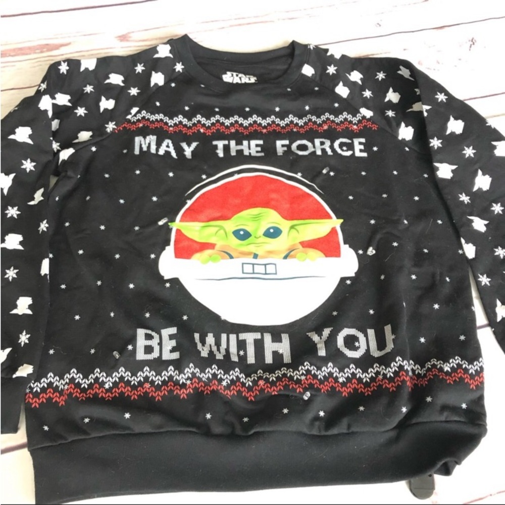 Star Wars light up sweat shirt
